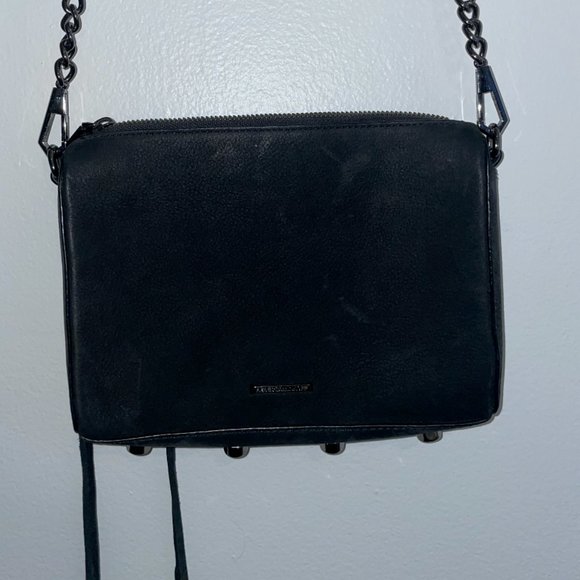 BLACK REBECCA MINKOFF CROSSBODY PURSE - Picture 3 of 3